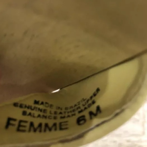 Pazzo Femme Women’s Retro Leather Wood Slide - Picture 9 of 13